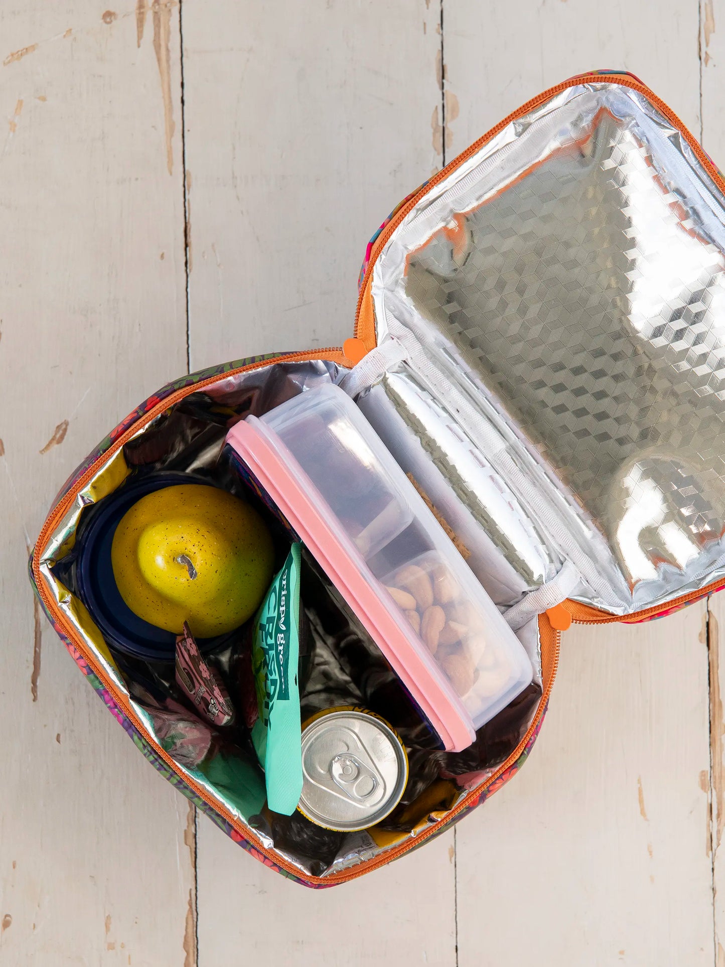 Lunchbox Mini Cooler - Blue Pink Clusters