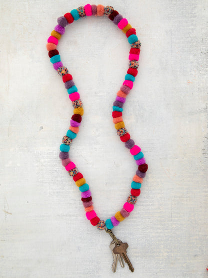 Pom Pom Lanyard - Multi