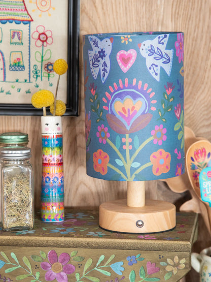 Touch Lamp - Folk Flower