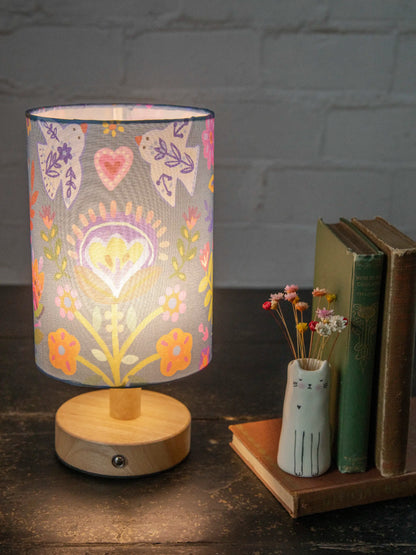Touch Lamp - Folk Flower