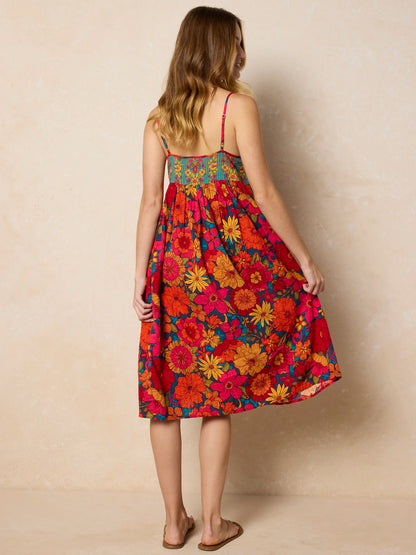 Gigi Midi Dress - Flowerchild Garden