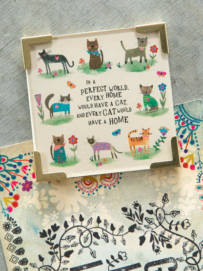 Corner Magnet - Every Cat Has A Home