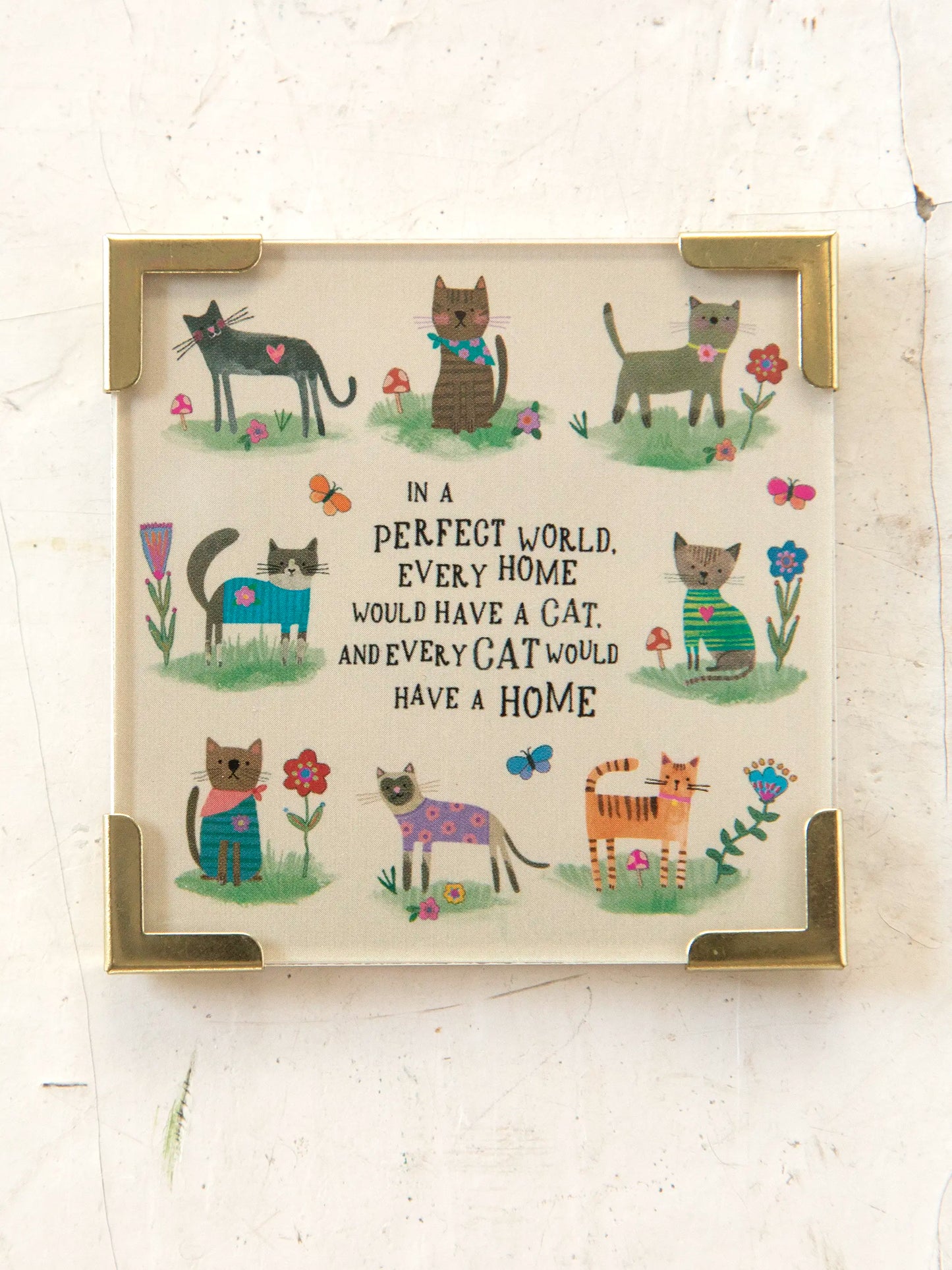 Corner Magnet - Every Cat Has A Home