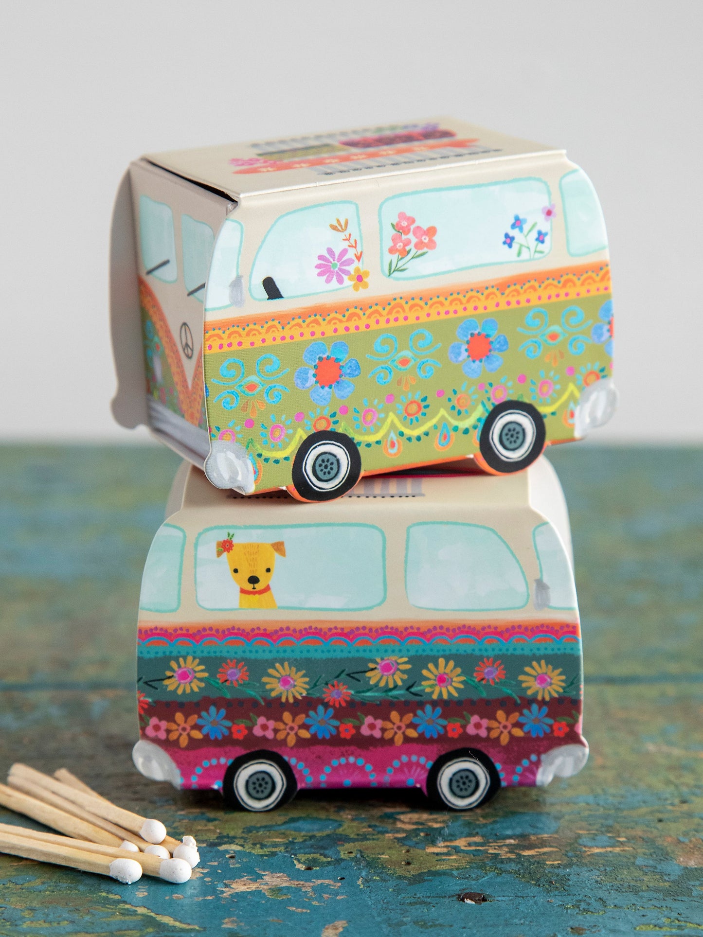 Shaped Matchboxes, Set of 2 - Van