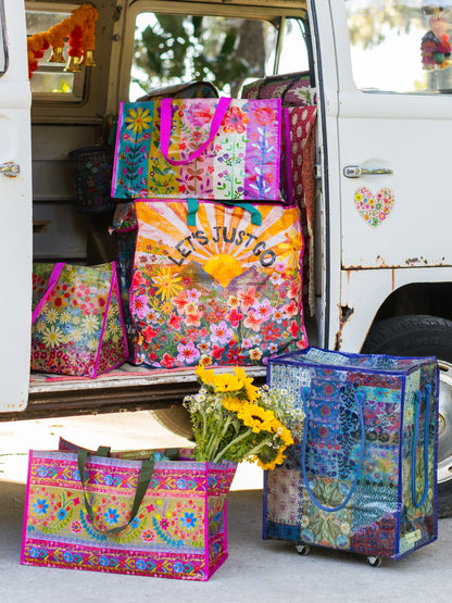 Pack-It-All Zippered Tote - Let's Just Go