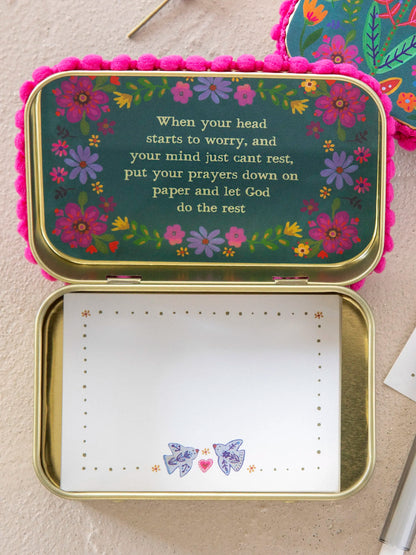 Tin Prayer Box - Loved