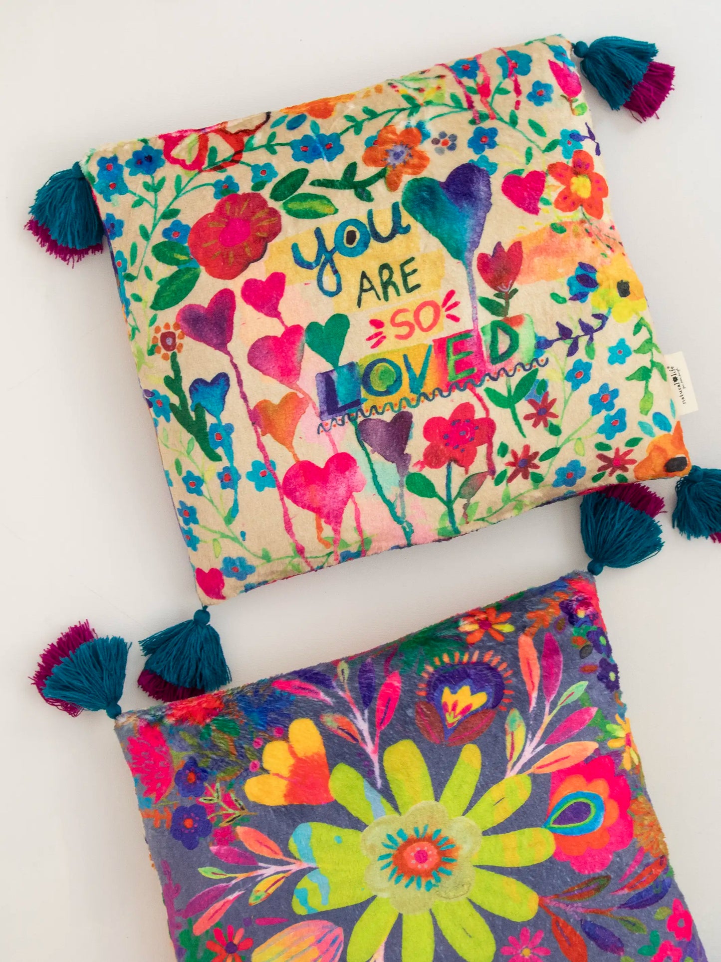 Double-Sided Cozy Throw Pillow - You Are So Loved