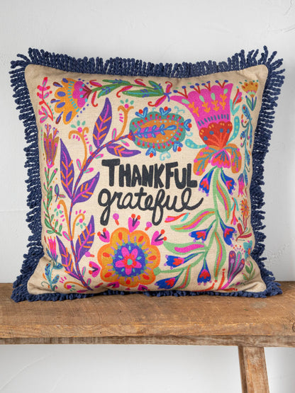 Bungalow Pillow - Thankful Grateful