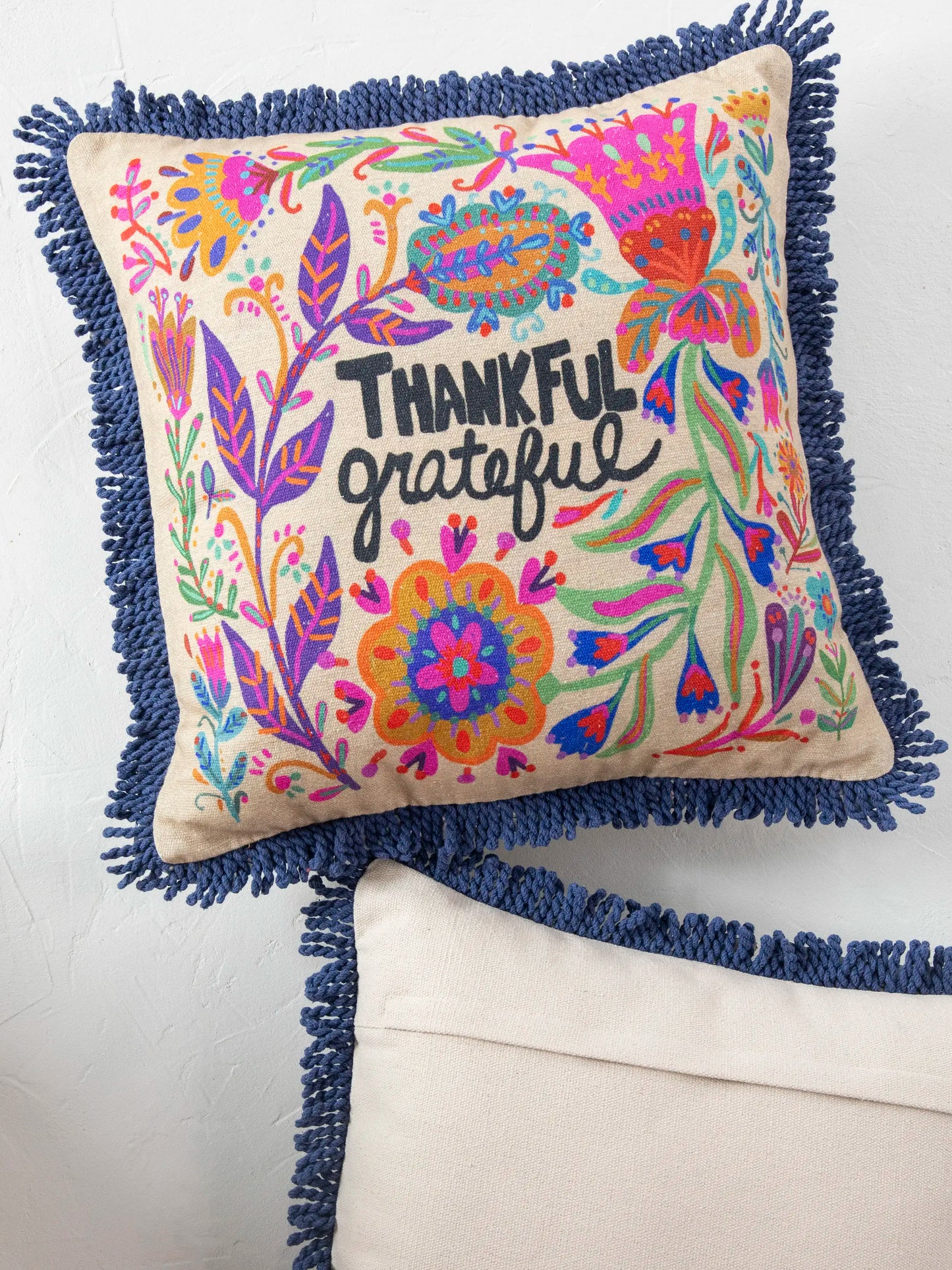 Bungalow Pillow - Thankful Grateful