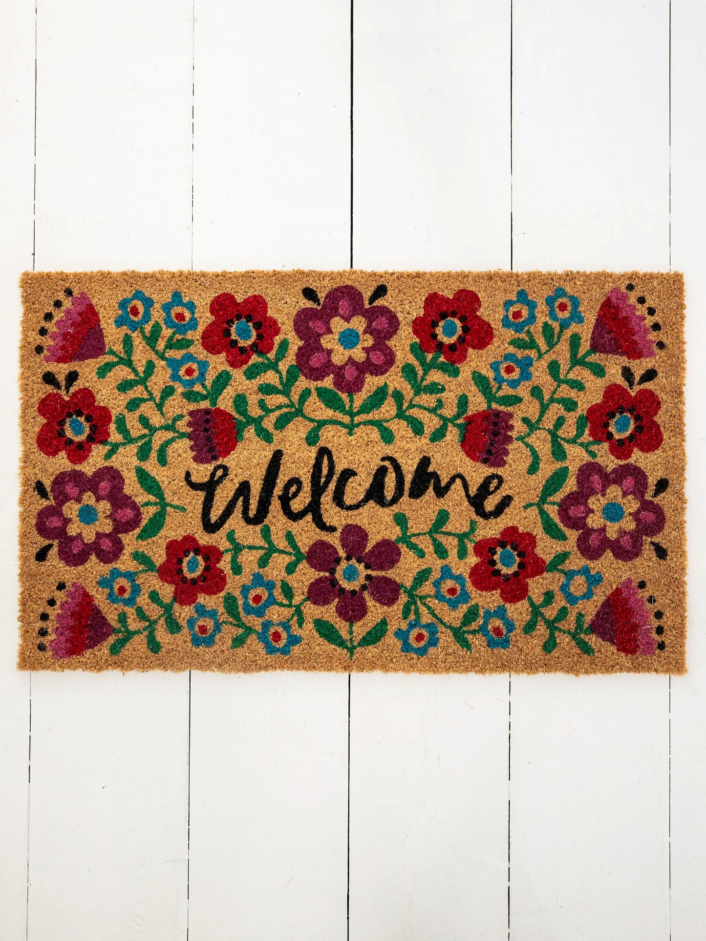 Bungalow Doormat - Welcome