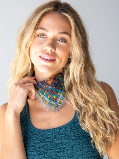 Printed Bandana - Terracotta Mandala