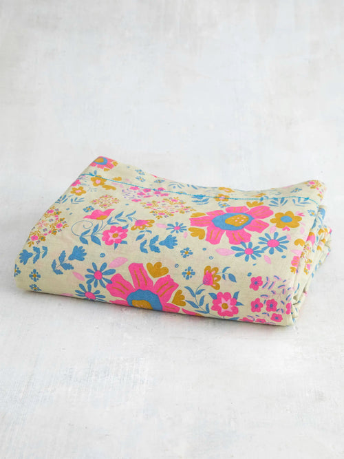 Mix & Match Soft Cotton Flat Sheet - Sage Lula