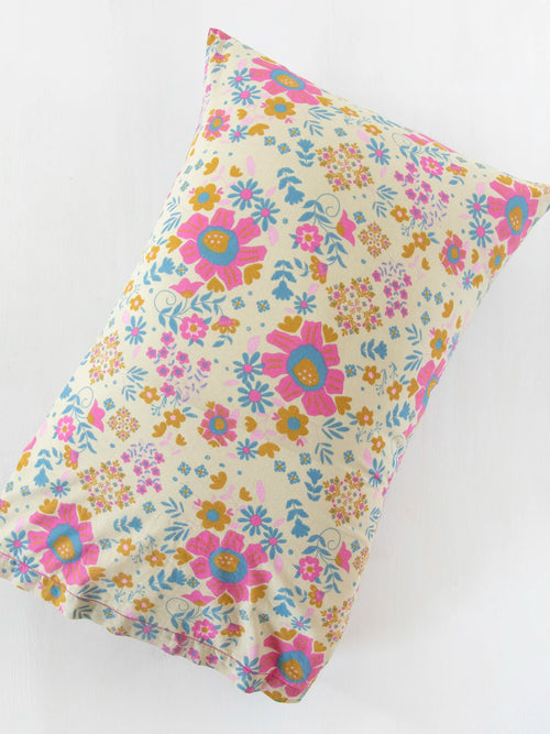Mix & Match Soft Cotton Pillowcase, Single - Sage Lula