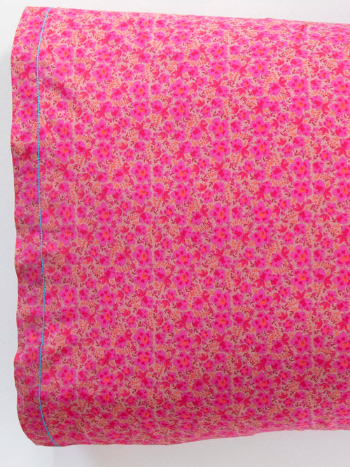 Mix & Match Soft Cotton Pillowcase, Single - Pink Marlow