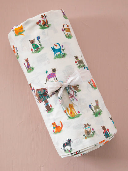 Sooo Soft Cotton Sheet Set - Cat