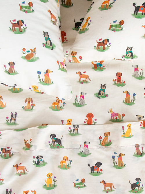 Sooo Soft Cotton Sheet Set - Dog