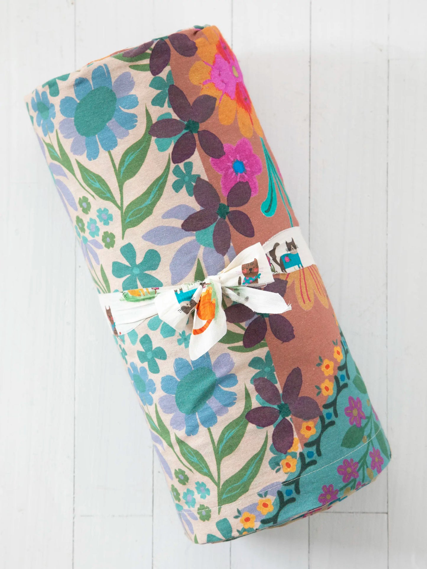 Sooo Soft Cotton Sheet Set - Folk Flower Patchwork