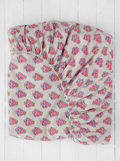 Mix & Match Soft Cotton Fitted Sheet - Cream Maia