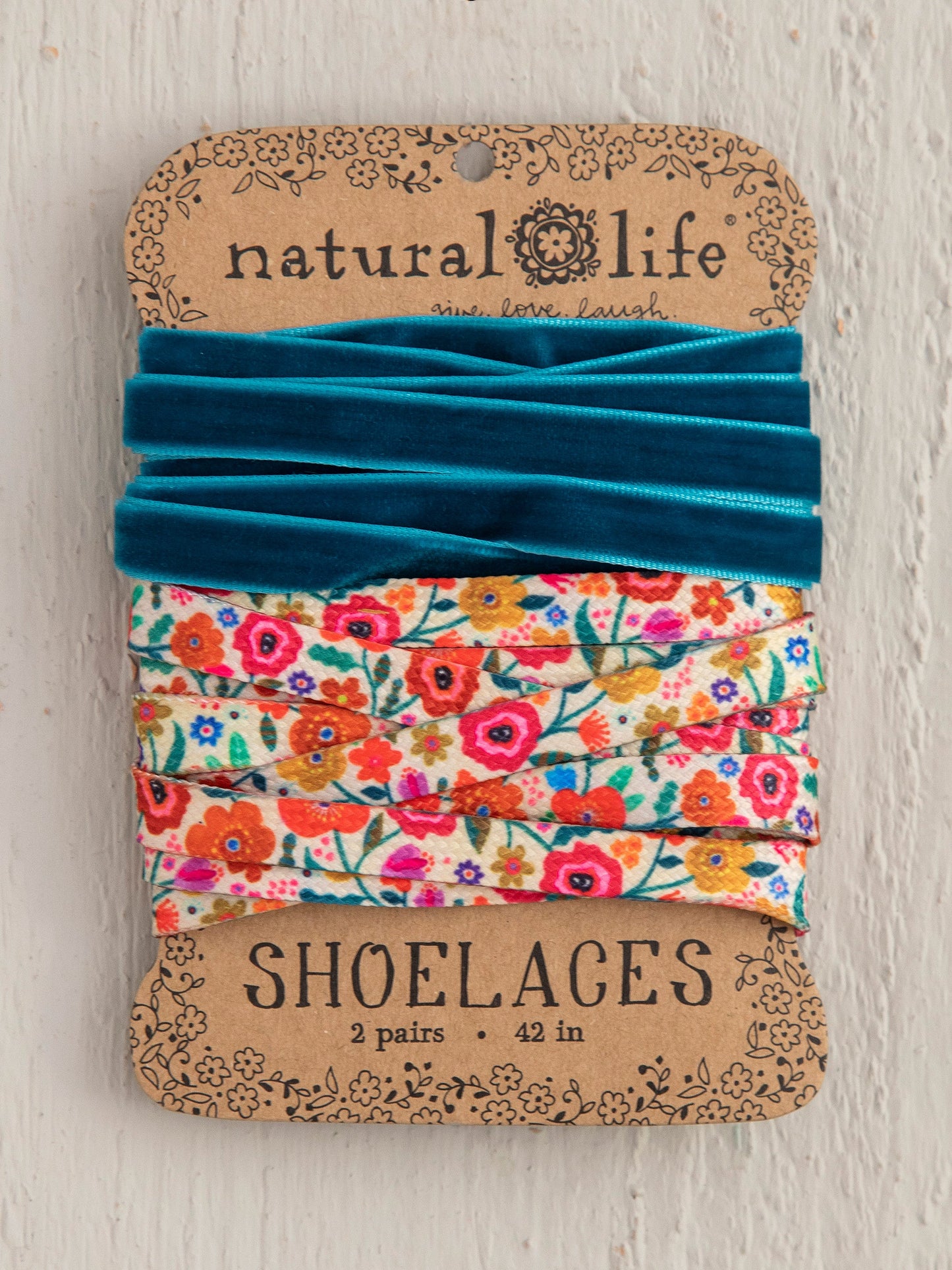 Shoelaces, Set of 2 - Teal