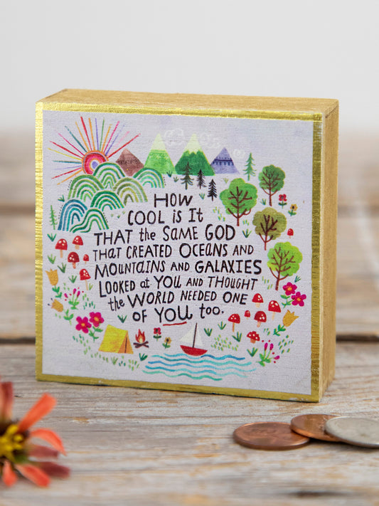 Tiny Block Keepsake - How Cool Is It