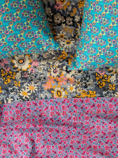 Mix & Match Soft Cotton Flat Sheet - Blue Marlow